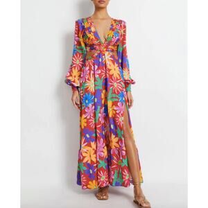 PatBo Aster Long Sleeve Cut-Out Dress